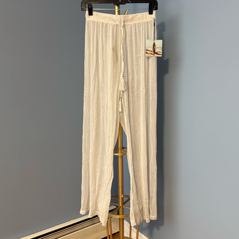 ⚡️Sandy Beach Swim Coverup Pants - Small